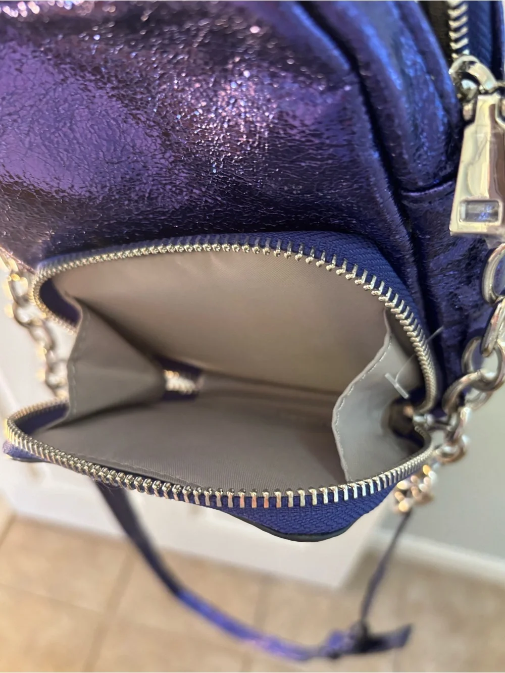 I.N.C. International Hadli Sapphire Crush mini Crossbody new